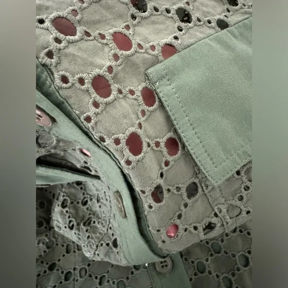 Sandro Broderie anglaise shirt dress Dress size 36 - Picture 7 of 12